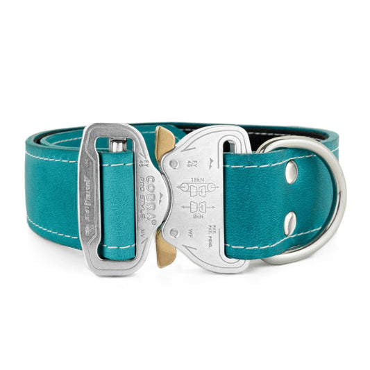 SAFETY leather dog collar - ELBA 